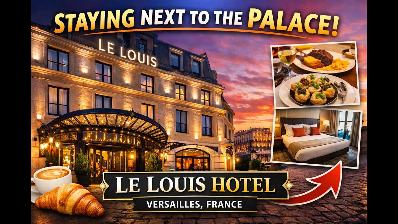 Versailles Travel Vlog: Our Stay at Le Louis Hotel + Amazing Local Food!