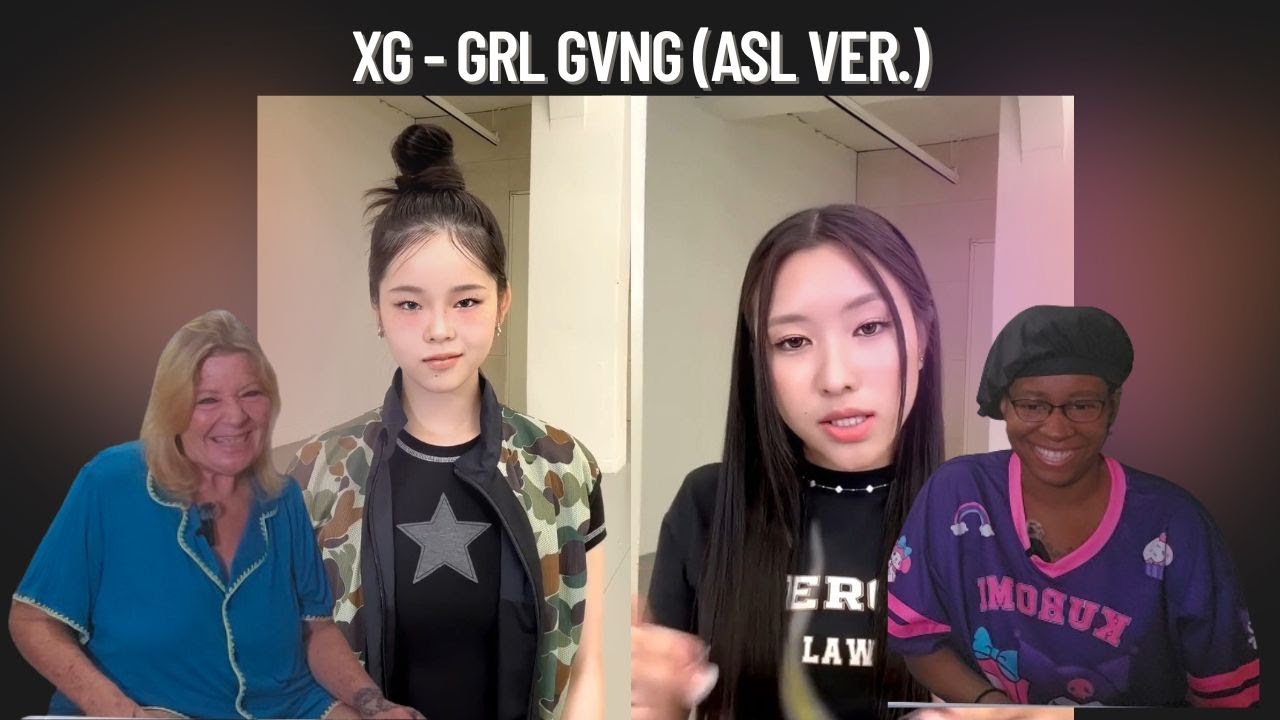 XG - GRL GVNG (ASL Ver.) | MOM & DAUGHTER Reaction