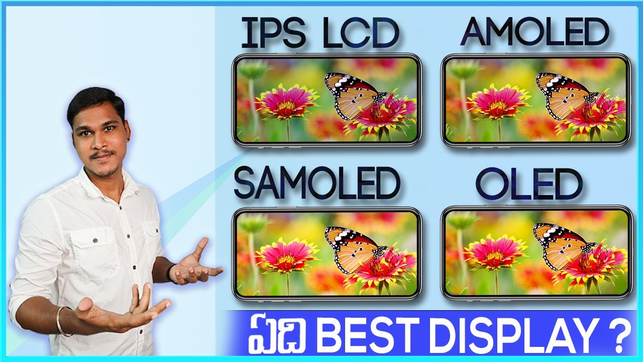 IPS LCD VS AMOLED VS SAMOLED VS OLED DISPLAYS EXPLAINED IN TELUGU | LCD VS AMOLED | AMOLED VS OLED