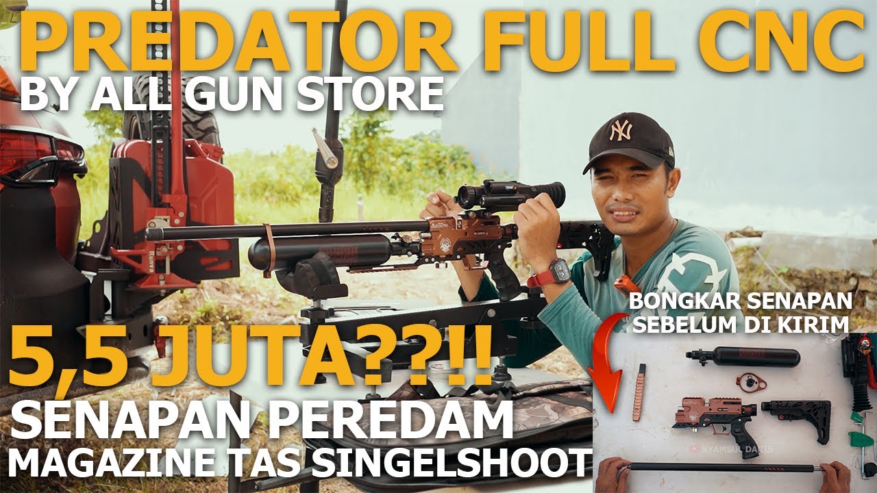 KHUSUS UNTUK PEMULA KELAS PREMIUM // TUTORIAL DAN REVIEW PREDATOR FULL CNC 🔥🔥🔥