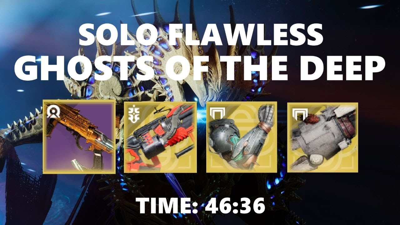 Solo Flawless Ghosts of the Deep - Titan (46:36) | Destiny 2: Revenant