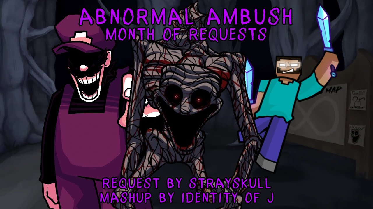 FNF Mashup - Abnormal Ambush [Aurora V2 x Powerdown V2 x Danger V3 | Month of Requests]
