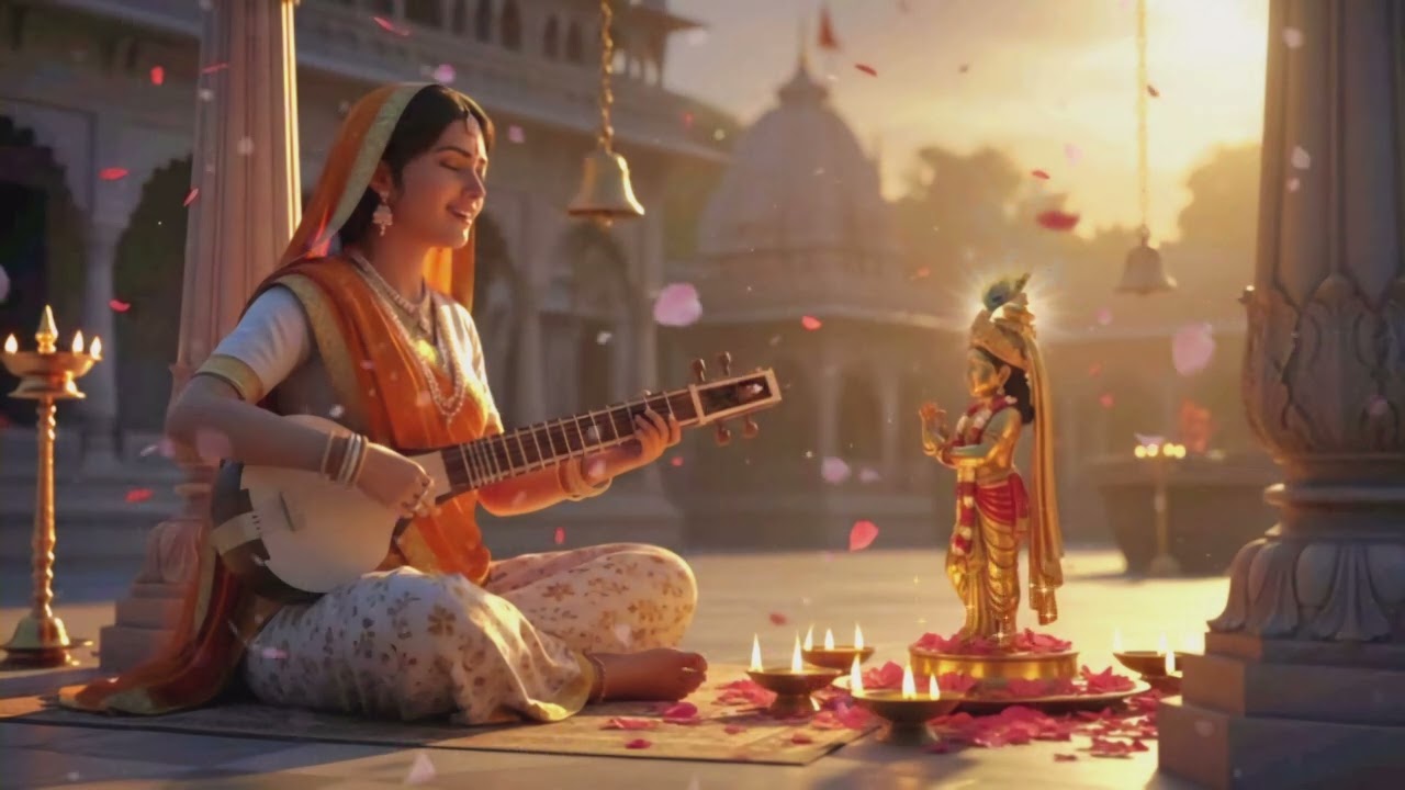 Krishna Flute Music, Soothing Flute Music for Meditation & Relaxation, Peaceful Krishna Flute Music