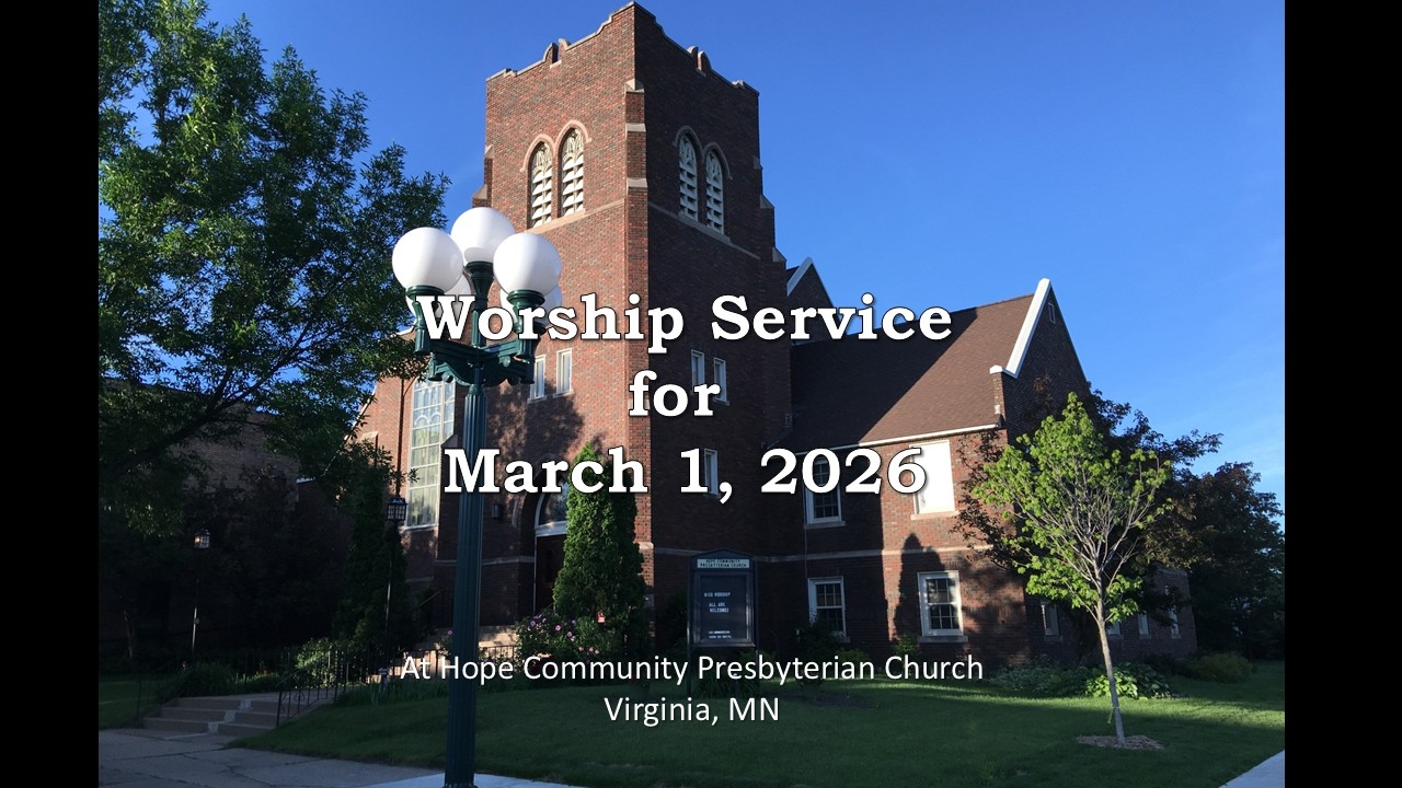 3/1/26 Worship Service