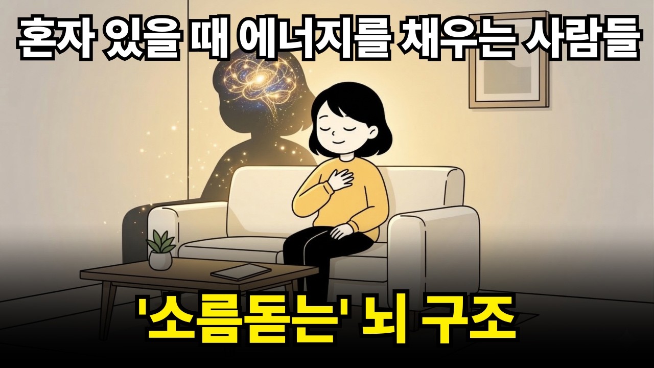 혼자있을때 에너지를 채우는 사람들