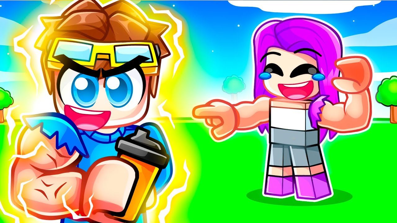 Pretending To Be A NOOB In Roblox Muscle Legends, Then Becoming The STRONGEST!