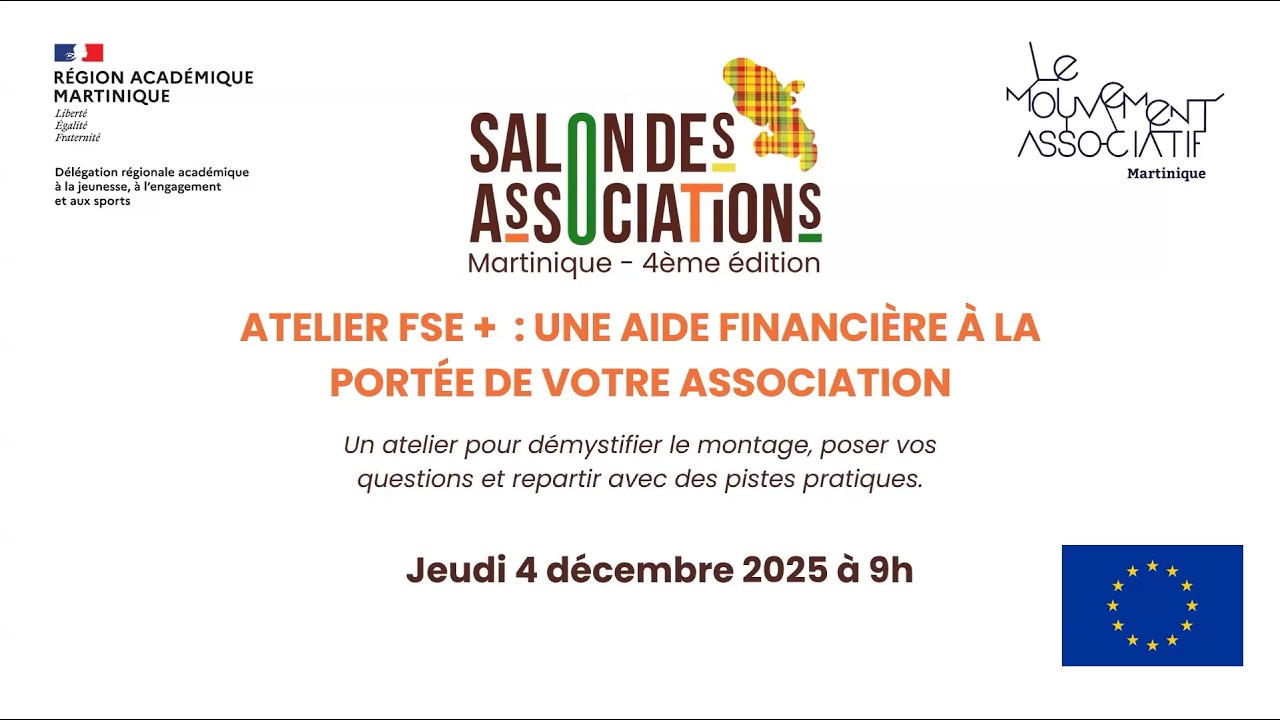 Atelier FSE - Une aide financière à la portée de votre association