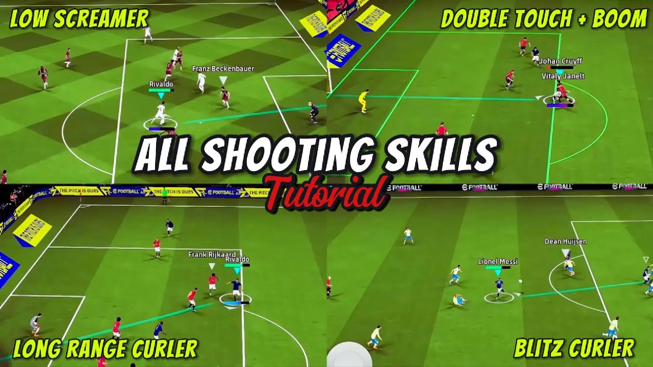 All 11 Types of SHOOTING SKILLS Tutorial - eFootball 2026 ✨