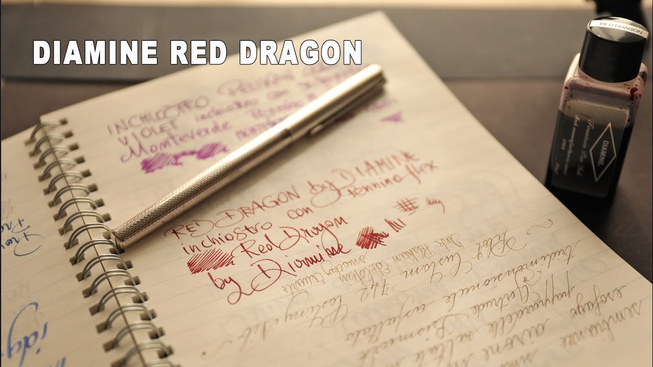 Inchiostro Diamine Red Dragon - full test & review