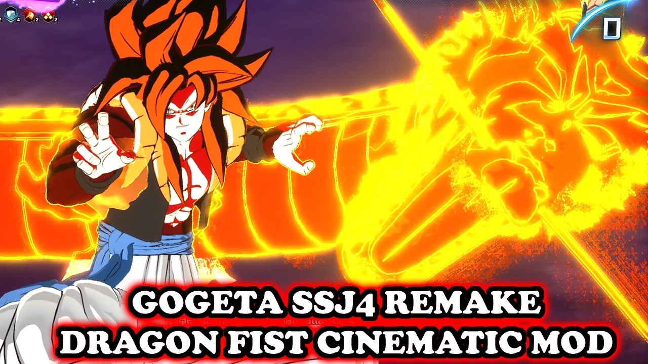 NEW Cinematic Gogeta SSJ4 Dragon Fist Skills MOD | Dragon Ball Sparking! Zero Mods
