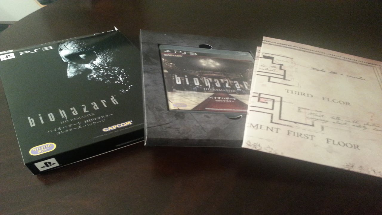 Resident Evil HD Remaster CE Unboxing (PS3)