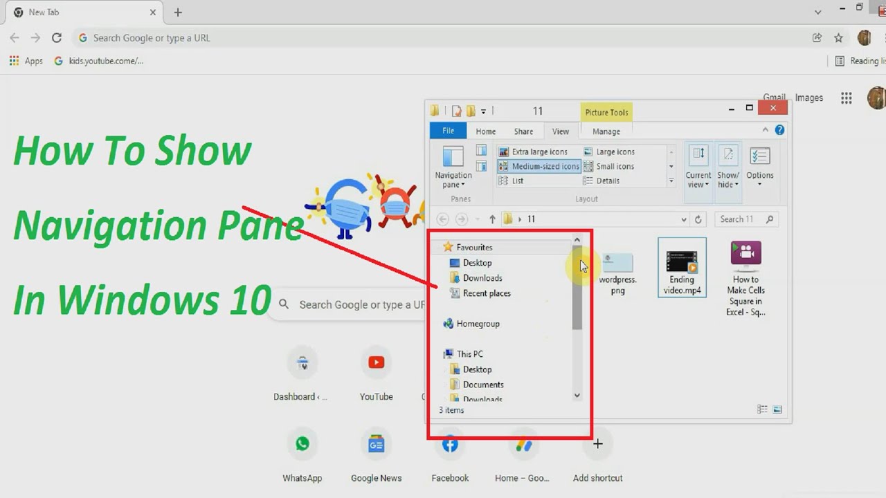 Solution - Navigation Pane Missing Windows 10 | Show Navigation Pane In File Explorer Windows 7/8/10