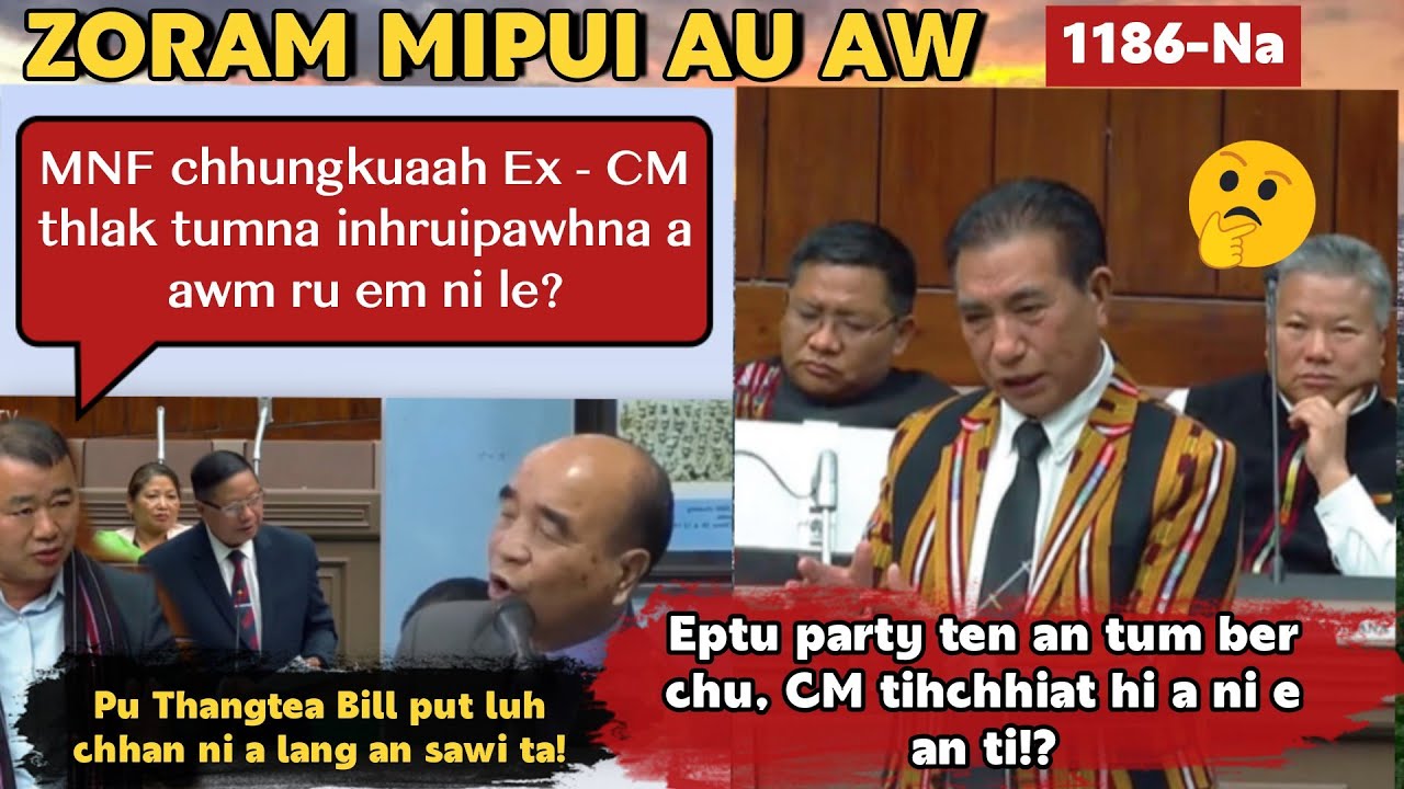 Zoram Mipui Au Aw 1186-Na| A pui hi a ni tawp mai! 11.03.2026