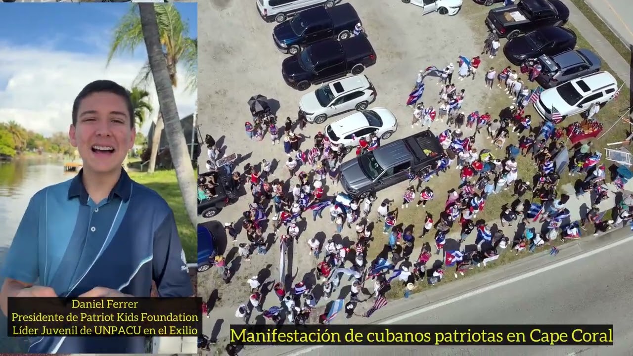Después de la manifestación de Cape Coral. Daniel Ferrer.