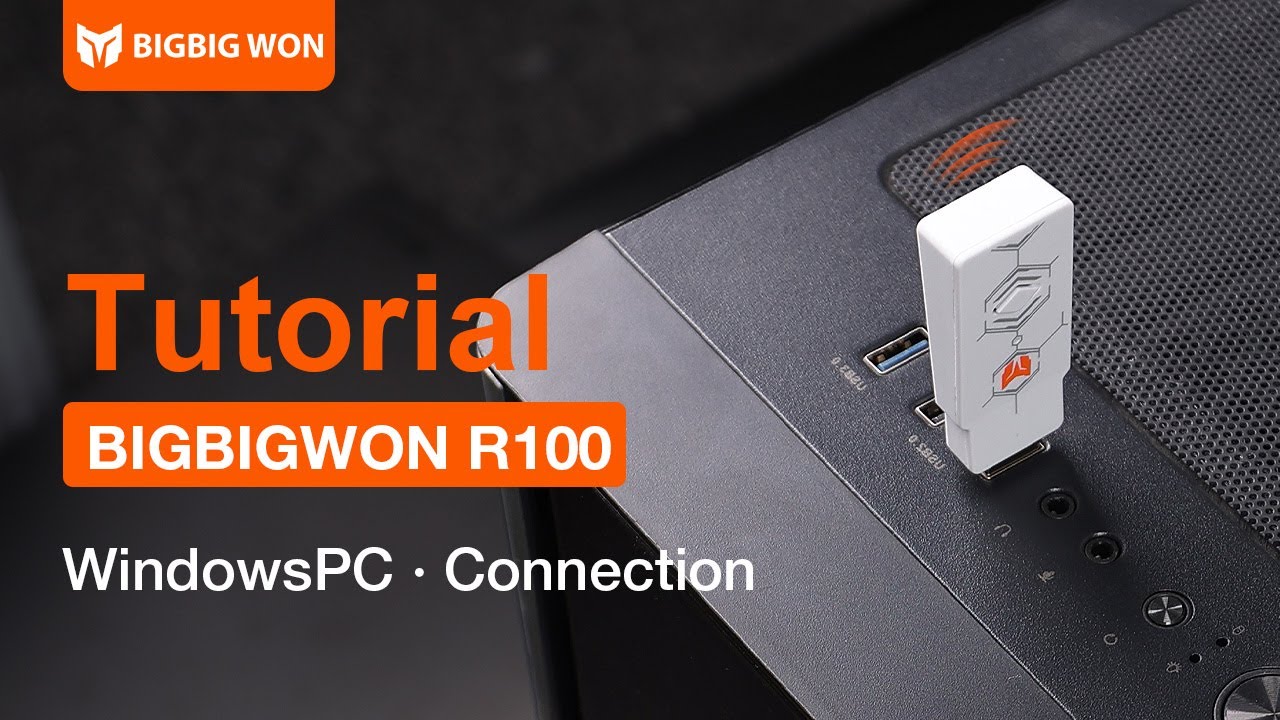 BIGBIG WON R100 Adapter's Connection to Windows PC