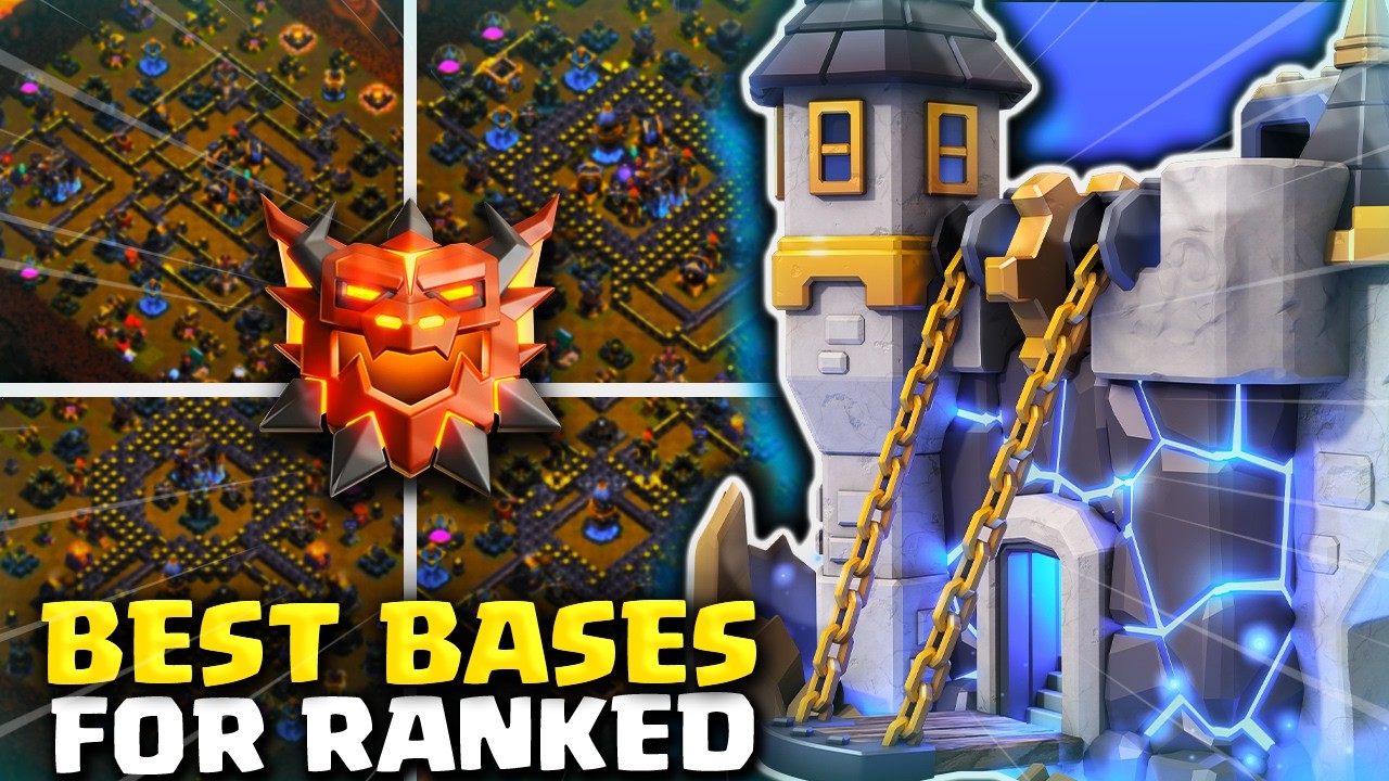 TOP 5 Bases for RANKED Mode in Clash of Clans!