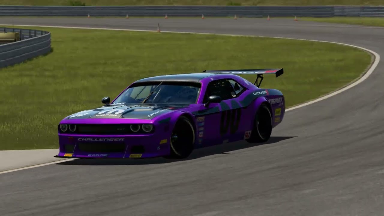 SRT Dodge Challenger TA2 at Lime Rock Park -no chicane - Dodges Answer to Trans AM TA2 Rules