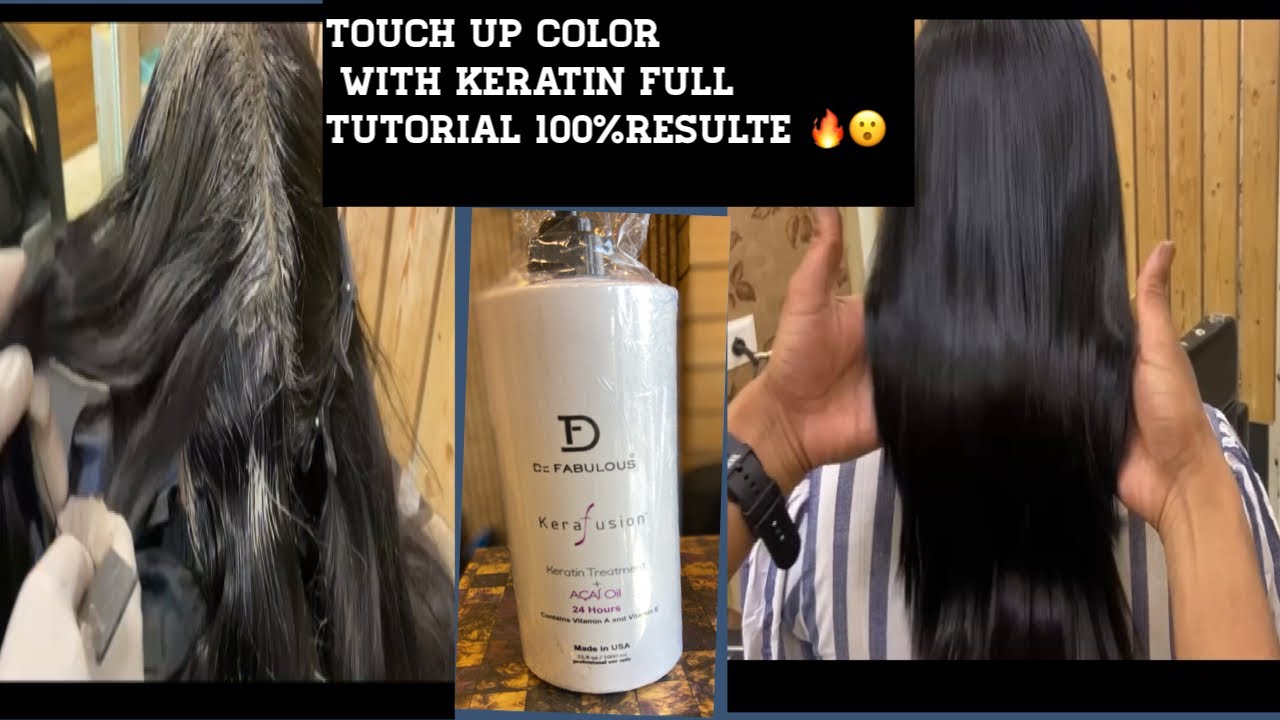 how to do keratin treatment // keratin hair treatment // kerafusion keratin full tutorial in .Hindi