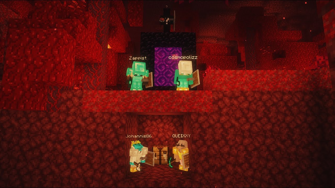 Am ramas blocat in nether si vanat de cel mai periculos player de pe MnentallyUnstableSMP!