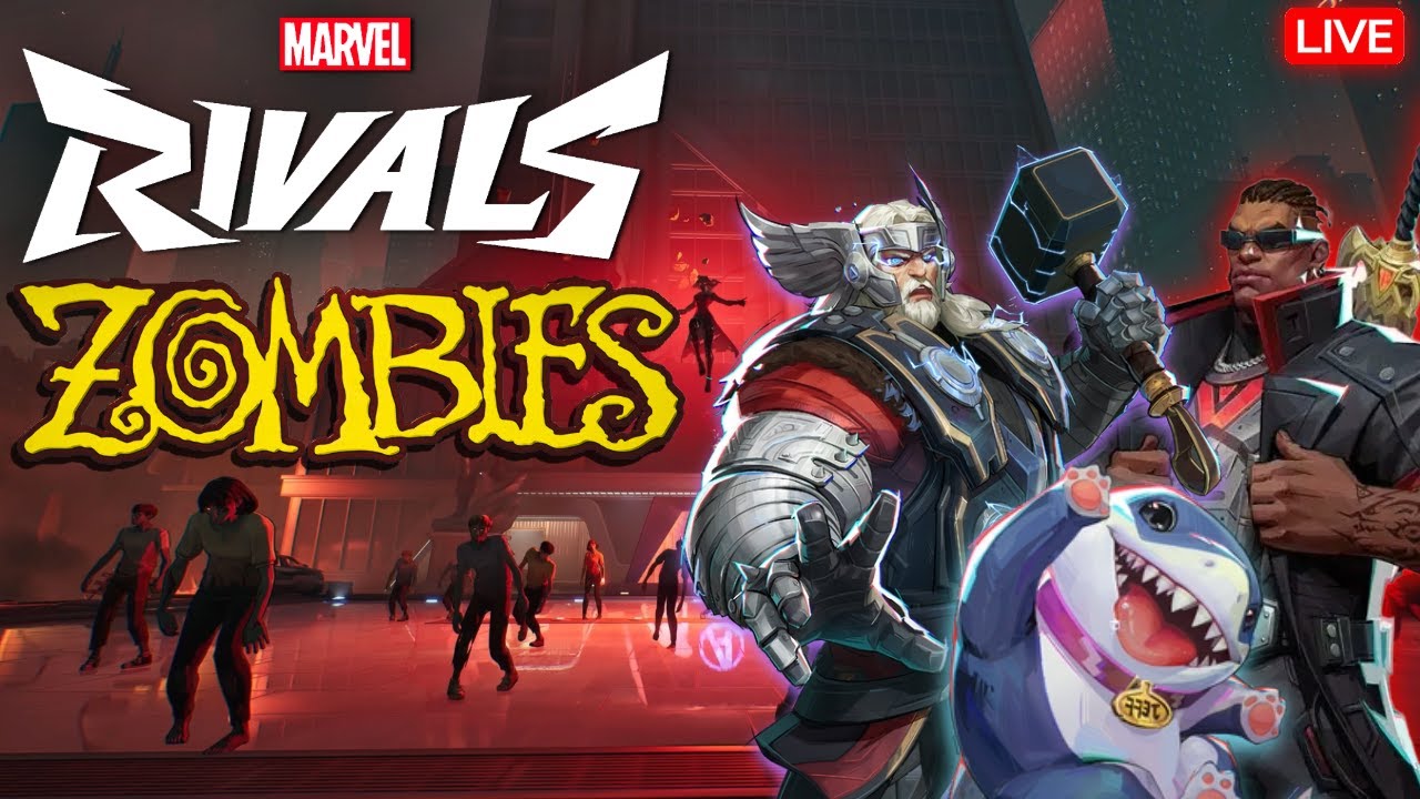 Live- Playing Marvel Rivals Zombies- Nightmare 4 Pt.4