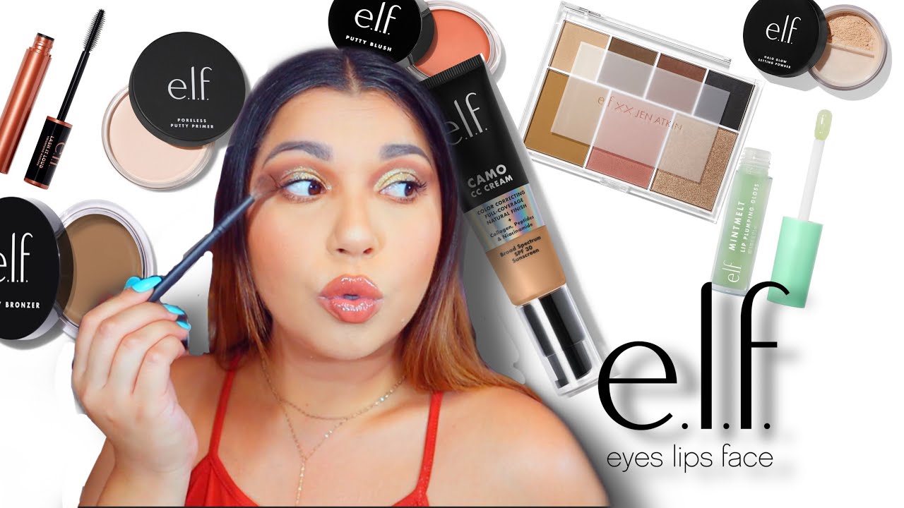 FULL FACE OF ELF COSMETICS BEST SELLERS   *ONE BRAND TUTORIAL*