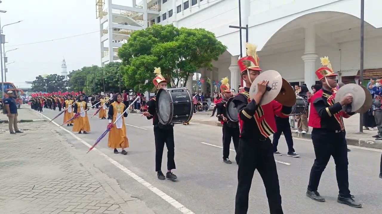 KIRAB DRUMBAND NON LOGAM - MARCHING FESTIVAL OLEH IDCA KOTA MEDAN SUMUT