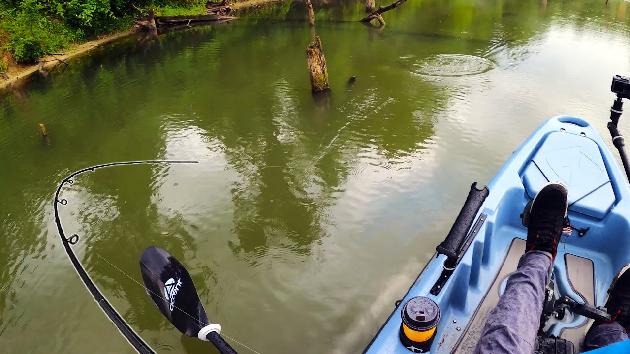 Topwater Fishing an Abandoned Quarry from the 1800s | Indiana | Field Trips with Robert Field