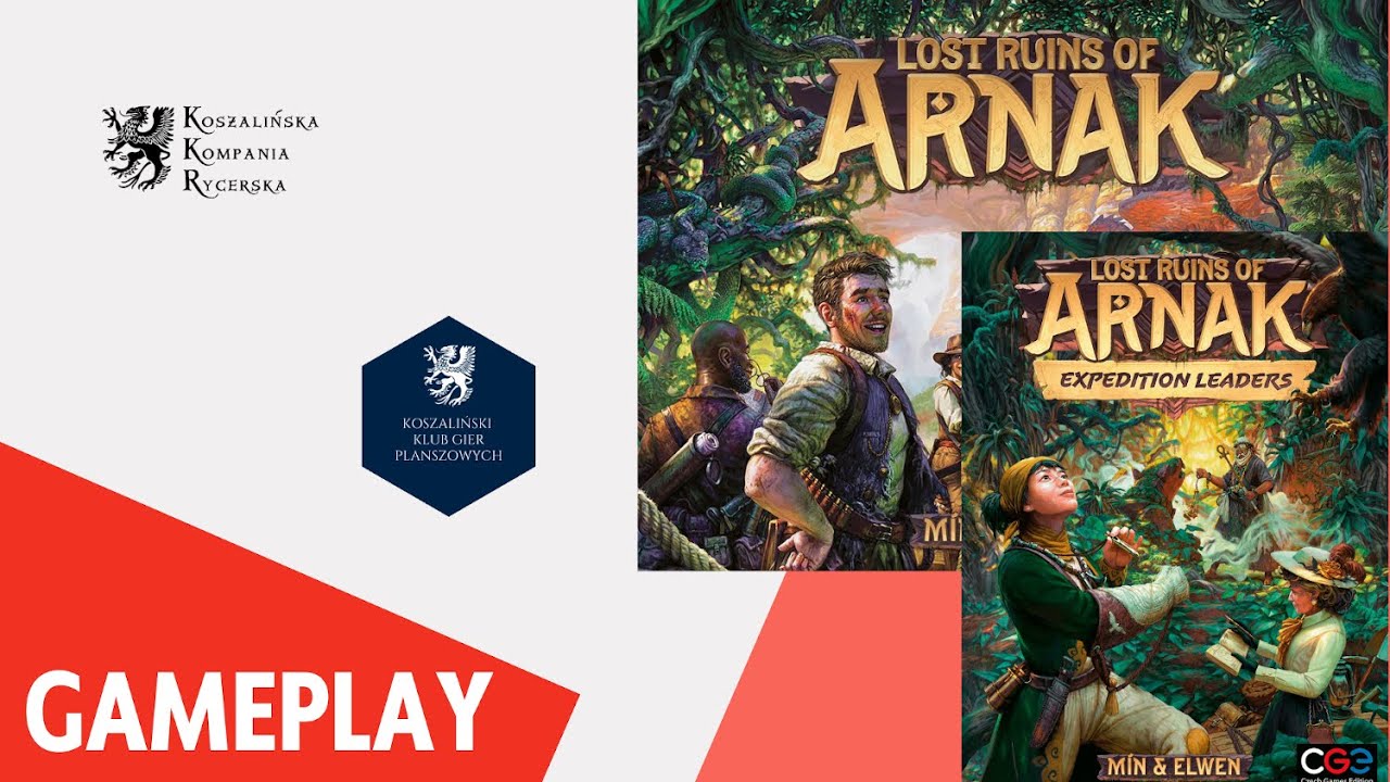 Zaginiona wyspa Arnak + Przyw&oacute;dcy ekspedycji - gameplay, zasady, recenzja