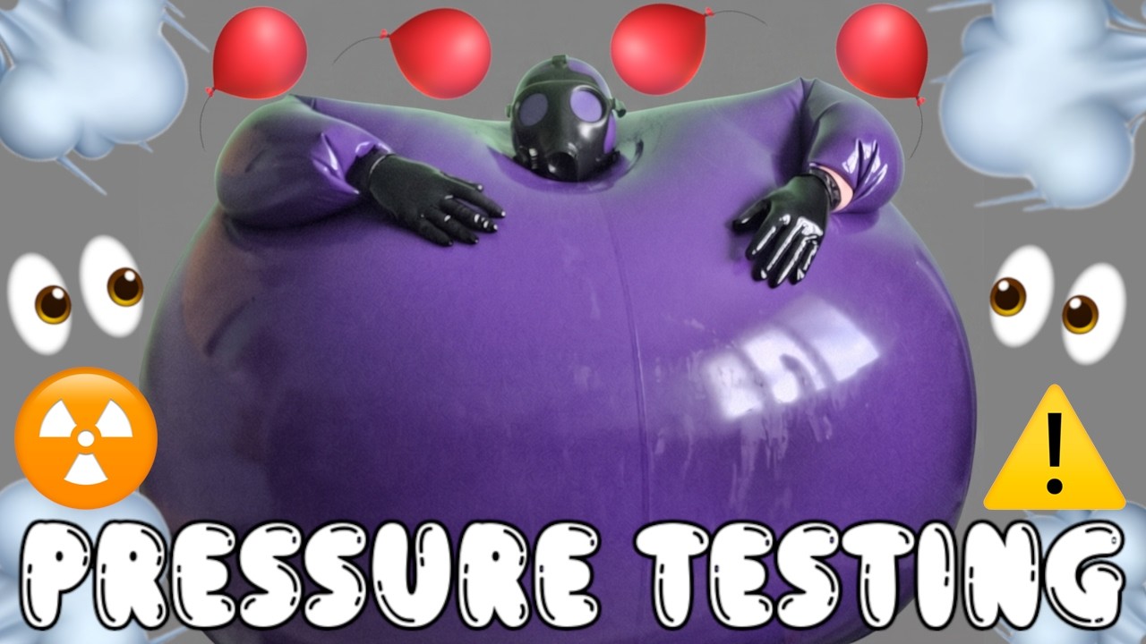 Pressuring testing hazmat suit with manual air pump