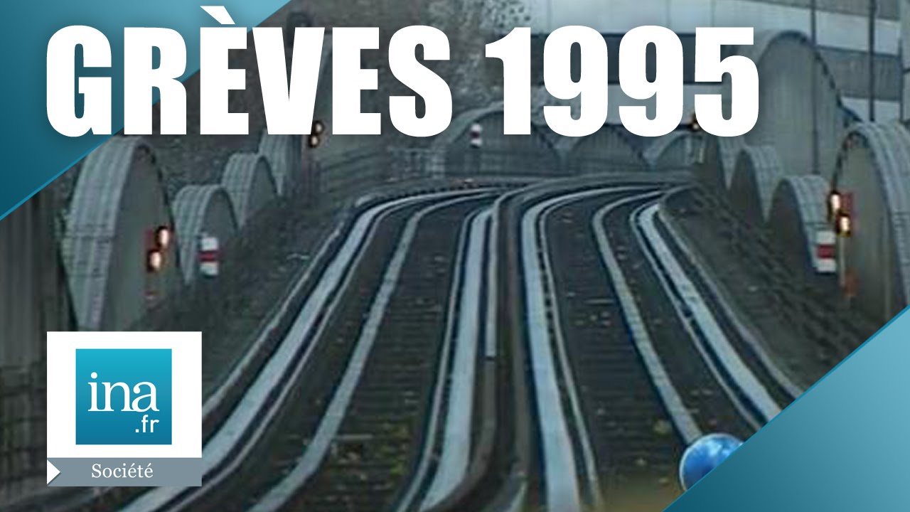 Grèves 1995: Les transports en commun bloqués en IDF | Archive INA