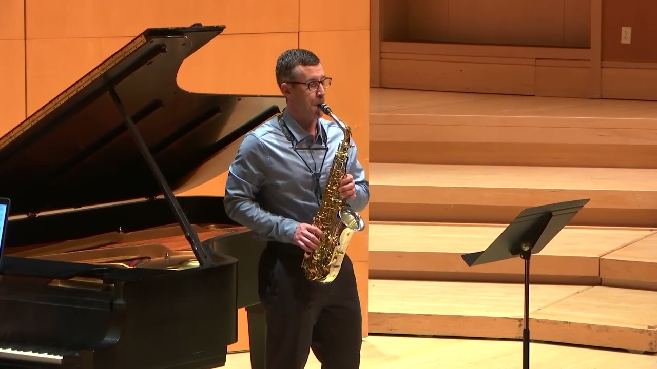 Tann - In the First, Spinning Place (Erik Steighner, alto saxophone; Oksana Ejokina, piano)