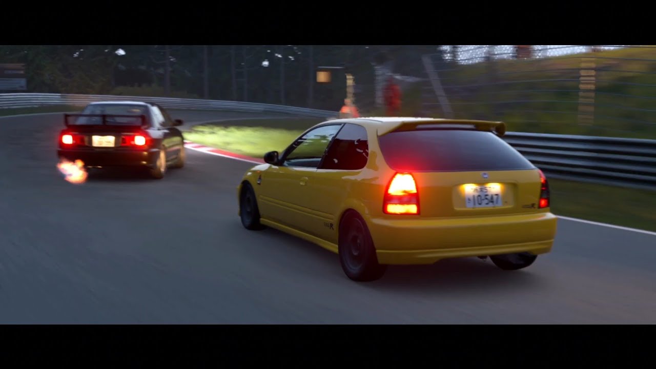 Initial D Kyoichi Sudo (EVOIII) vs Tomoyuki Tachi (EK9) -[Gran Turismo 7].