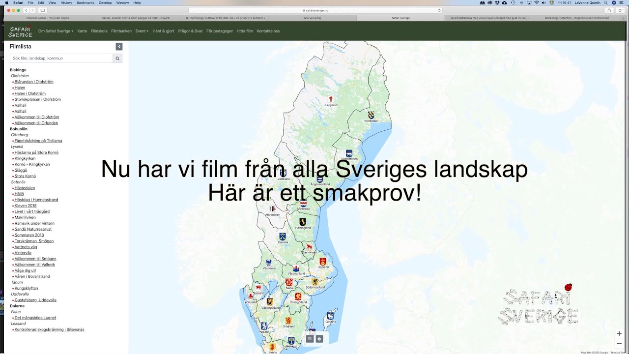 Fr&aring;n Sk&aring;ne till Lappland