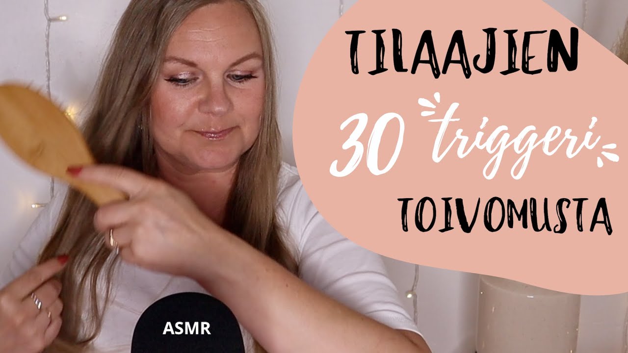 ASMR SUOMI💙Tilaajien eli TEIDÄN lemppari triggerit