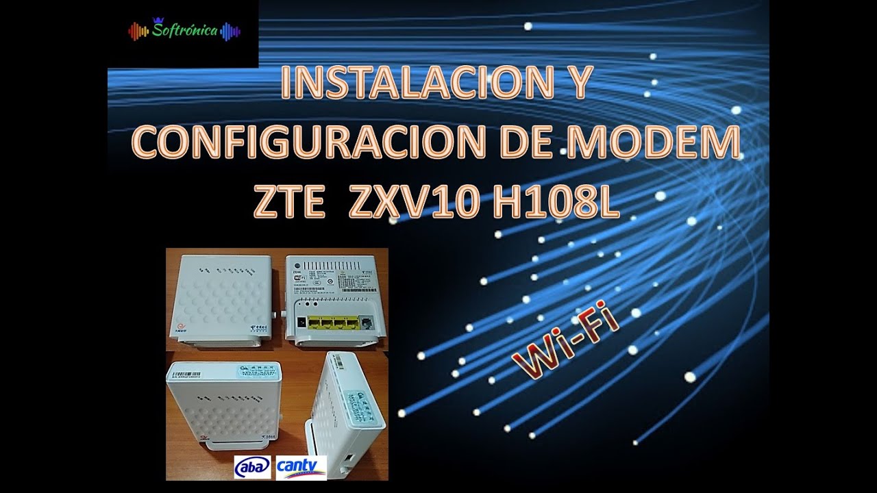 CONFIGURACION DE MODEM WIFI ZTE