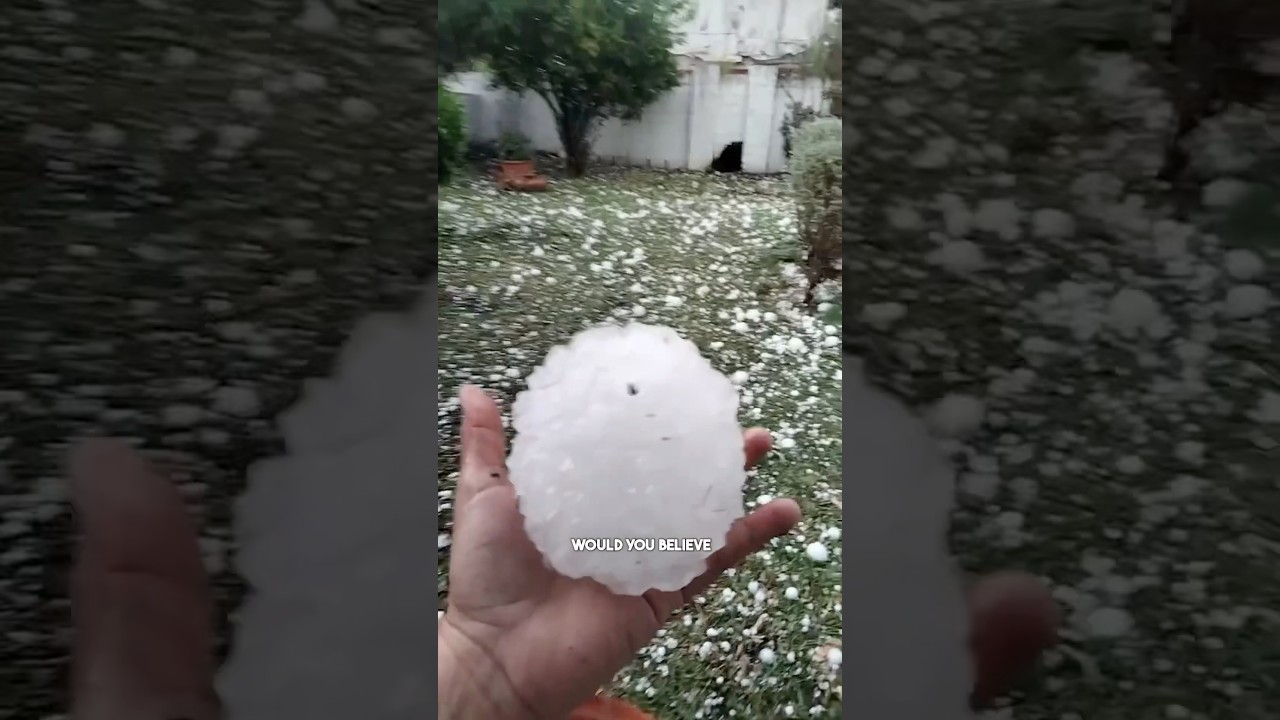 Widziałeś kiedyś grad tej wielkości?! 🤯