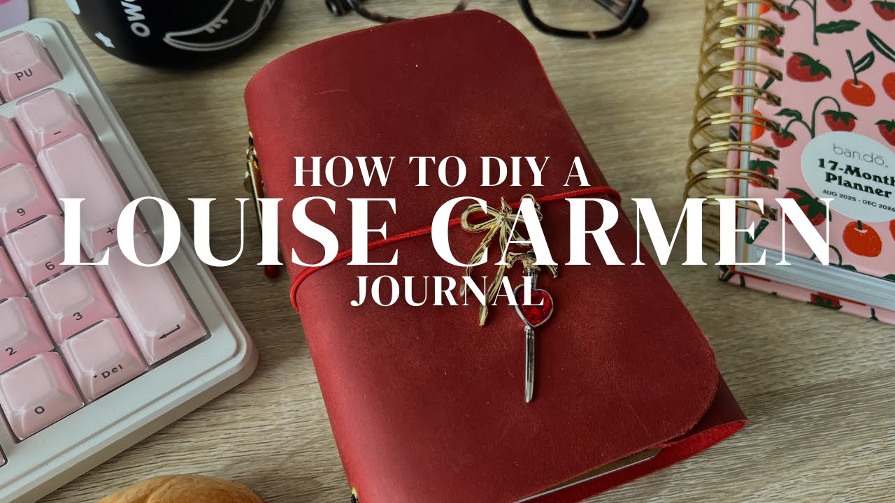 LET'S MAKE A LOIUSE CARMEN INSPIRED JOURNRAL TOGETHER | THE CURVY PLANNER