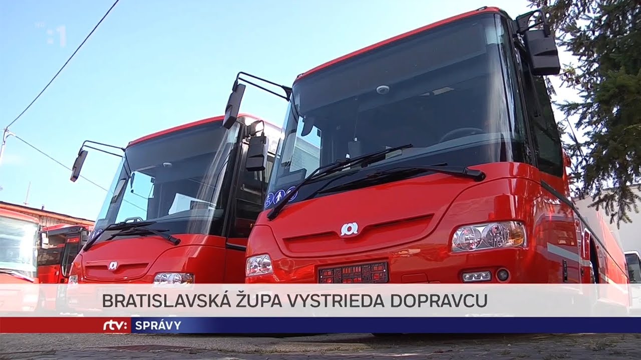 Bratislavská župa vystrieda dopravcu 5.10.2021