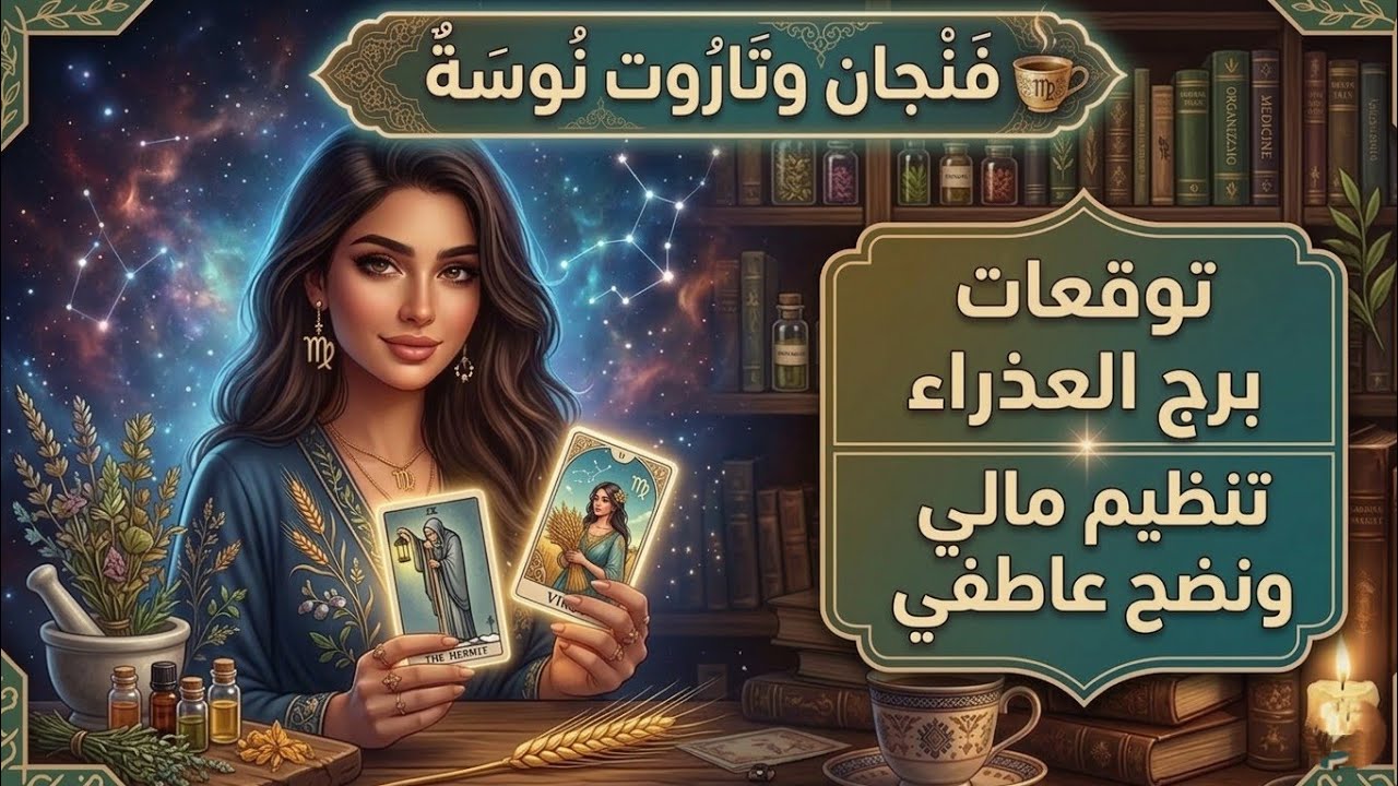 توقعات برج العذراء💌رجوع حبيب غايب بقرار جريء💎مفاجأة دق الباب هتعوضك عن كل وجع شفته السنين اللي فاتت🎁