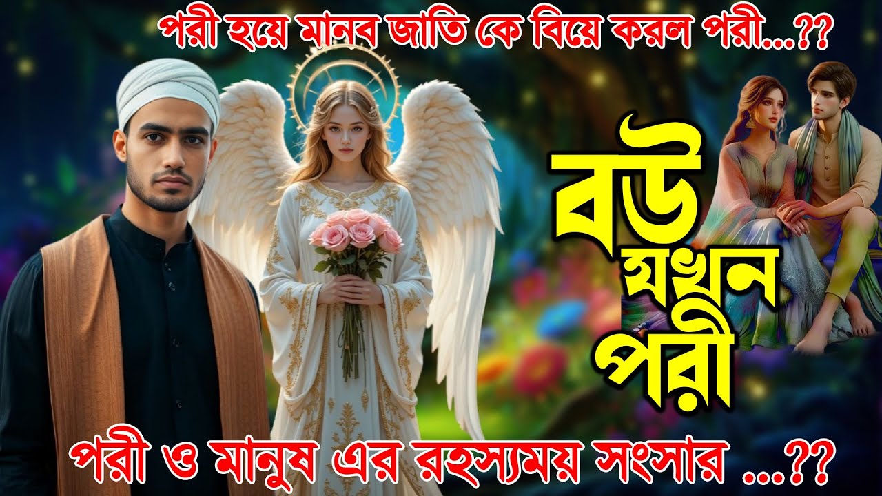 পরী ও মানুষ এর রহস্যময় সংসার। বউ যখন পরী ।পরী হয়ে মানব জাতি কে বিয়ে করল পরী... । JK BANGLA 12AM