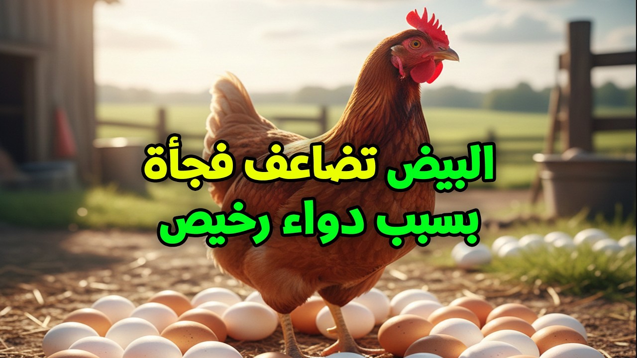 دواء بشري رخيص يزيد إنتاج البيض عند الدجاج؟! تجربة صادمة ونتائج غير متوقعة