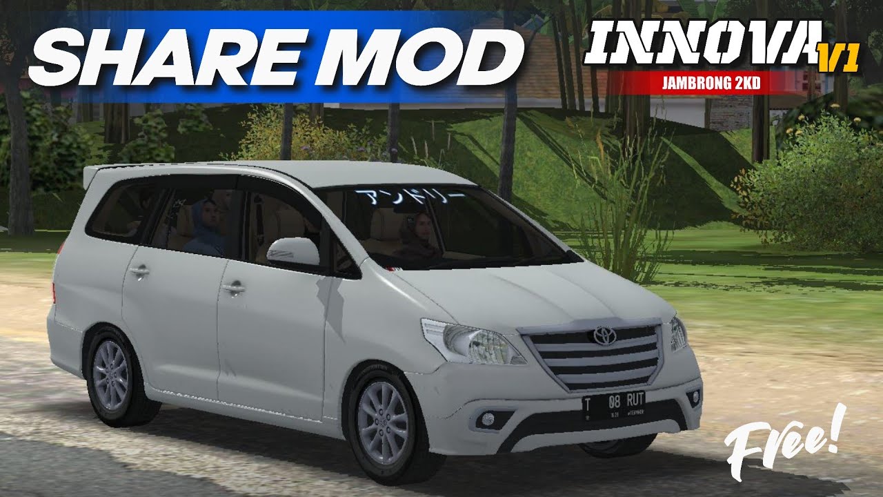 SHARE MOD INNOVA JAMBRONG 2KD V1 || MOD BUSSID TERBARU