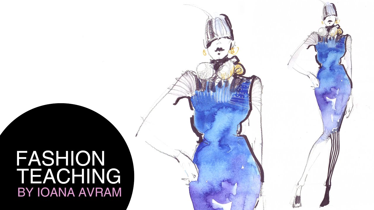 How to draw fashion sketches