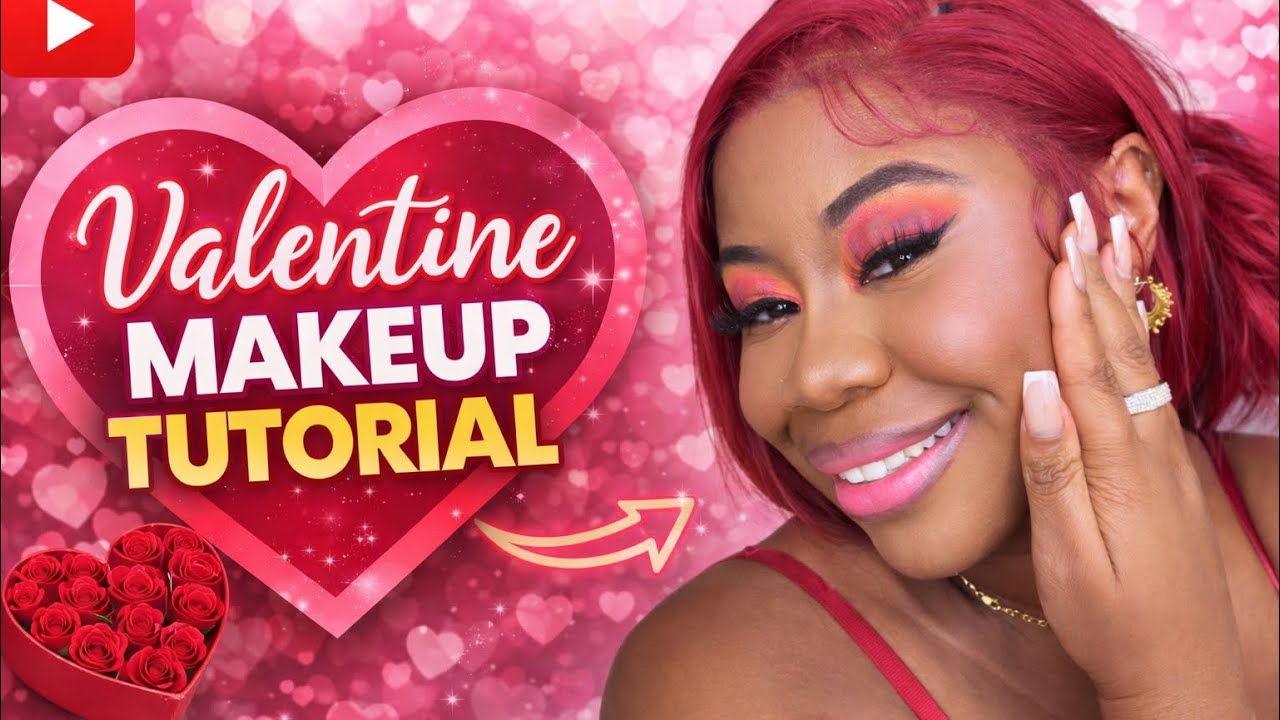 Valentine make-up tutorial 