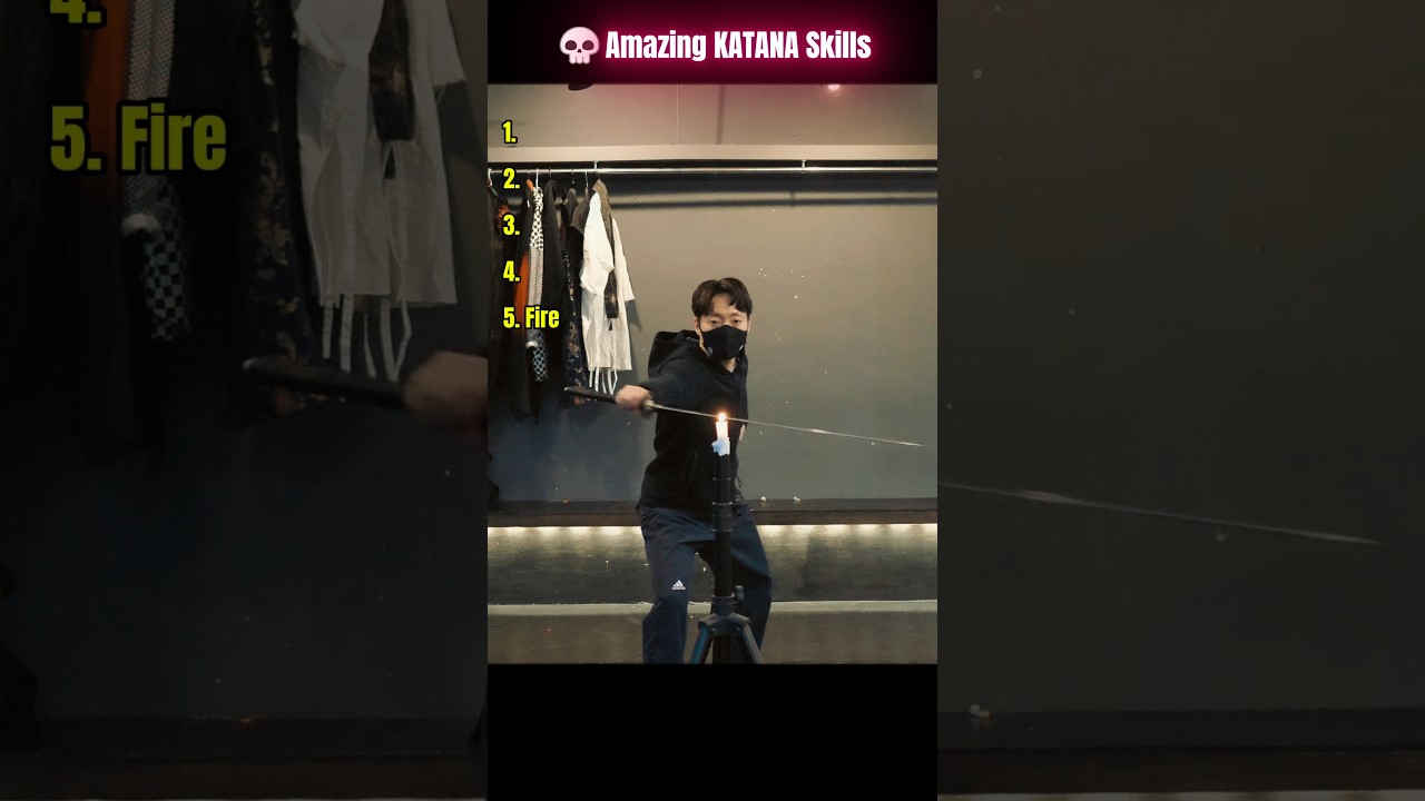 Ranking Amazing Katana Skills💯 #ranking #funny