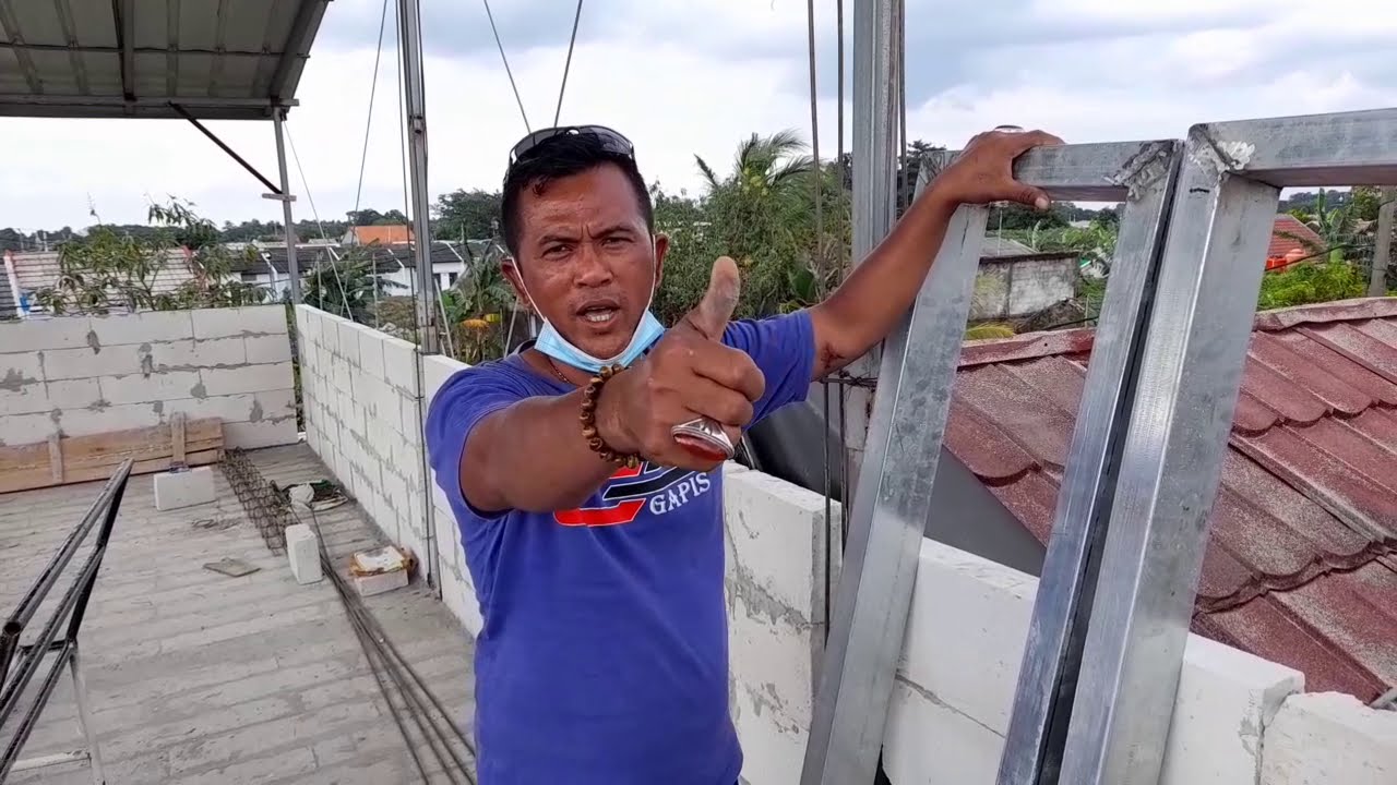 Lebih Awet Cara bikin kusen jendela dan pintu dengan besi galpanis || GAPIS KREATIF