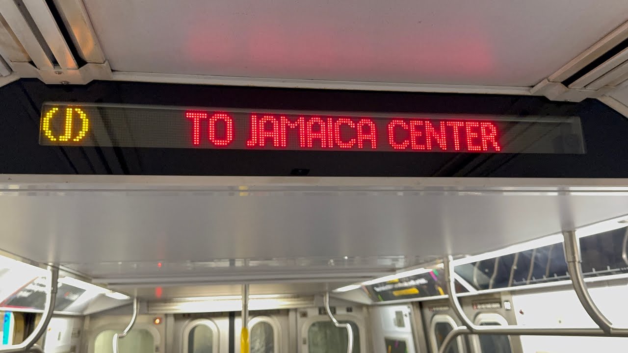 BMT Nassau St Line: R160A (J) Train [Broad St to Jamaica Center #SkipStop]