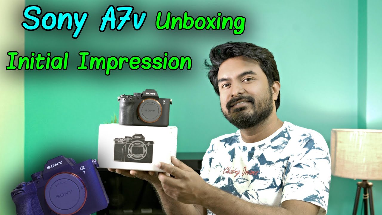 Sony A7V Finally Here - Unboxing Intial Impression | The Passionate Geek | @Sony India #sonyalpha
