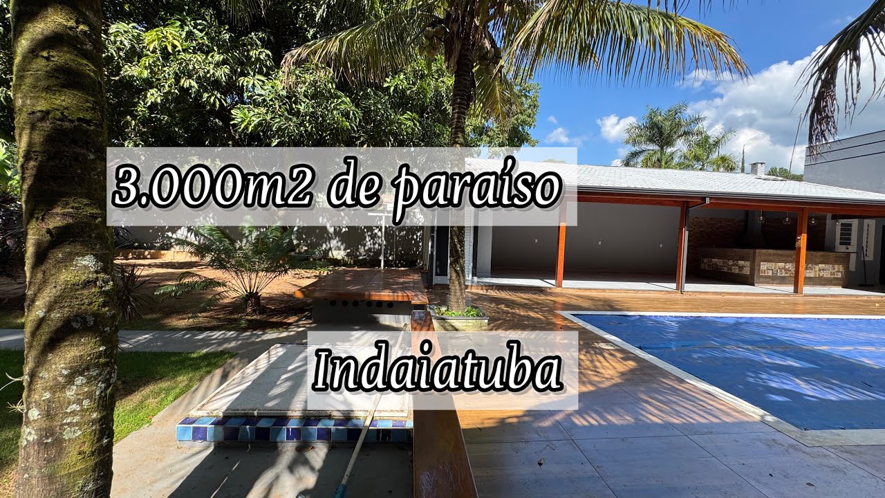 CHÁCARA COM LAZER DE CLUBE EM CONDOMÍNIO FECHADO NA CIDADE DE INDAIATUBA 