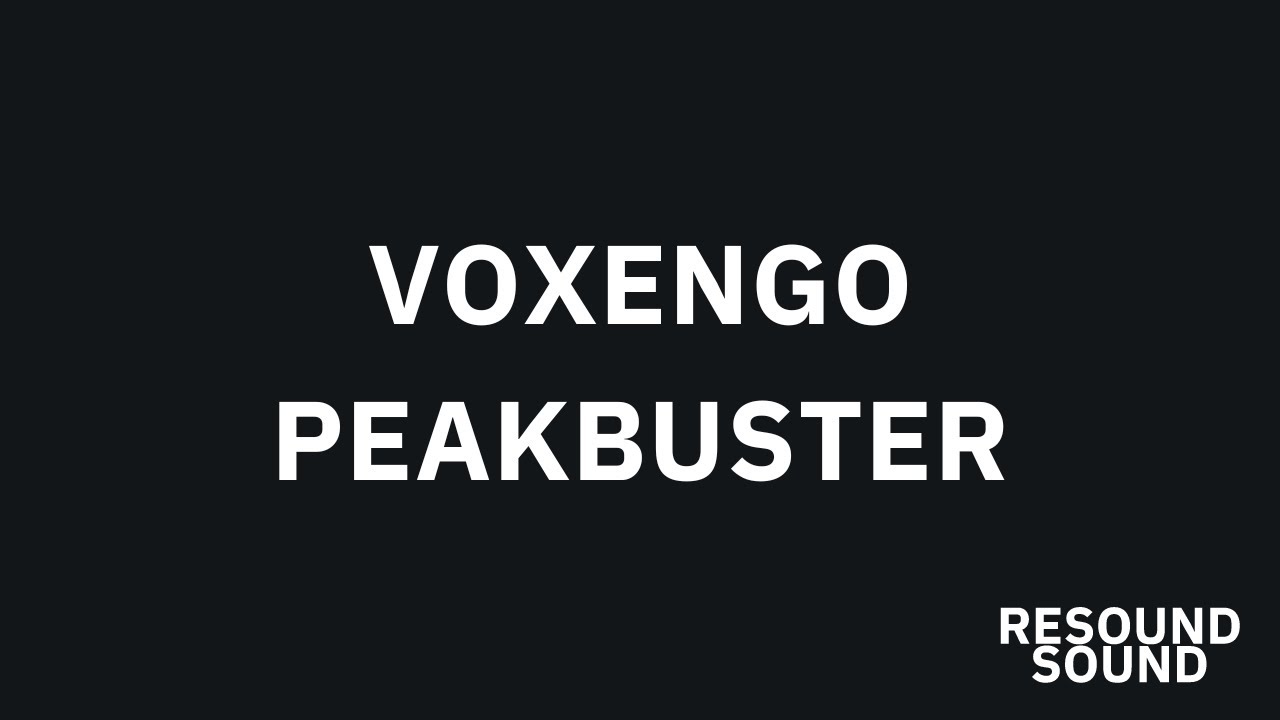 Voxengo Peakbuster - Extreme Transient Restoring